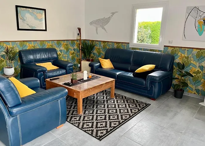 Semesterbostad L'ostrea, Maison Avec Jardin A 200m De La Mer-wifi *